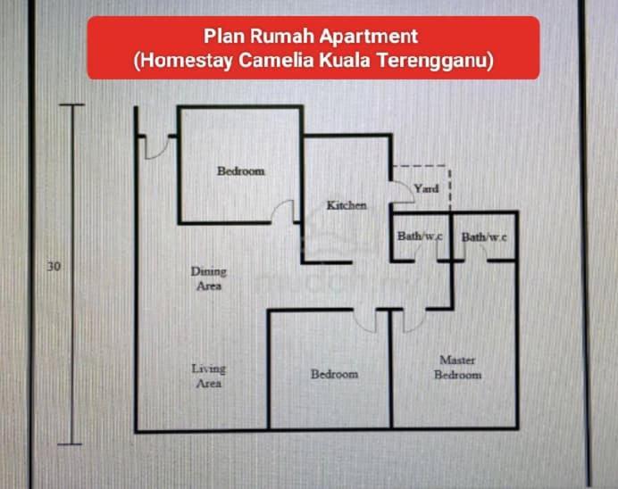 Homestay Budget Kuala Terengganu Tulipsia House 外观 照片